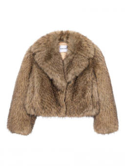 STAND STUDIO - Brown Cropped Jacket (S)