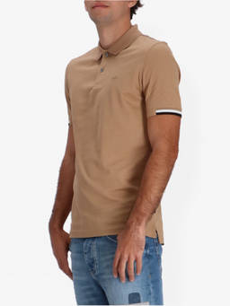 Boss - Beige Logo Polo T-Shirt (L)