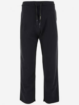 A Paper Kid - Black Logo Detail Sport Track Pant (XS)
