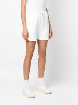 Joshua Sanders - White Smiley Logo Shorts (L)