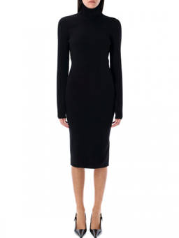 Givenchy - Black Tied Midi Dress (S)