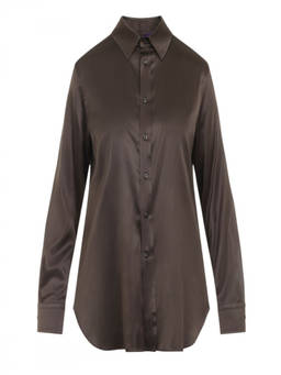 Ralph Lauren Collection - Dark Brown Regular Solid Shirt