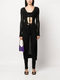 Andreadamo - Black Knit Long Cardigan