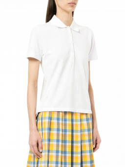 Thom Browne - White Rwb Cotton Polo T-Shirt