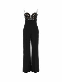 Stella McCartney - Black Linen Blend Jumpsuit