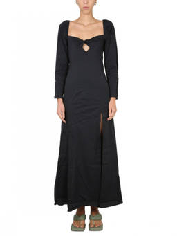 Staud - Black Square Neck Maxi Dress (M)