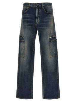 Givenchy - Blue Cargo Jeans (34)