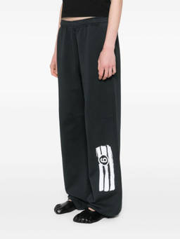 MM6 Maison Margiela - Dark Grey Logo Cotton Track Pant (L)