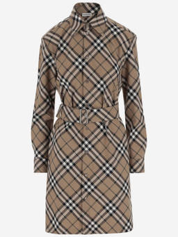 Burberry - Multicolour Pattern Check Dress