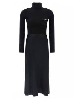 Elisabetta Franchi - Black Turtleneck Dress (XS)