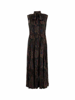 Saint Laurent - Multicolour Pleated Tiered Paisley-Print (S)