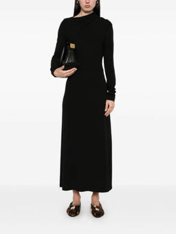 Toteme - Black Draped Dress