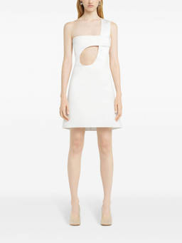 Courreges - White Cut-Out Satin Dress (XXS)
