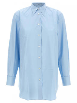 PRADA - Light Blue Regular Solid Shirt (S)