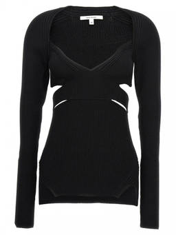 Nensi Dojaka - Black Cut-Out Sweater
