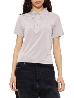 Maison Margiela - Light Pink Shirt Collar Polo T-Shirt (S)