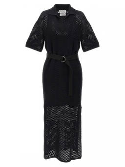Brunello Cucinelli - Black Openwork Dress (M)