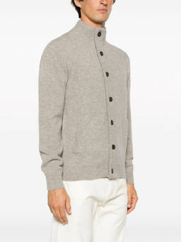 Barbour - Light Grey Patch Zip Sweater