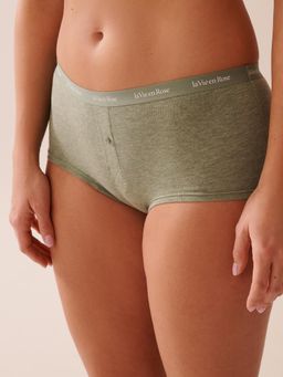 La Vie En Rose - Cotton Boyleg Panty Green