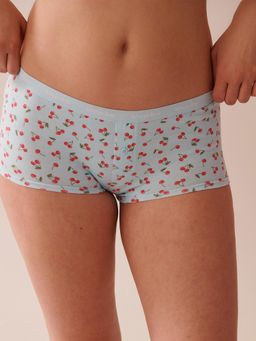 La Vie En Rose - Cotton Boyleg Panty Blue