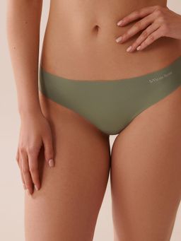 La Vie En Rose - Microfiber Invisible Thong Panty Green