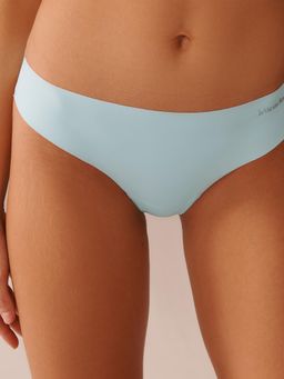 La Vie En Rose - Microfiber Invisible Thong Panty Blue