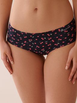 La Vie En Rose - Microfiber Invisible Hip Hugger Panty Black