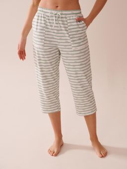 La Vie En Rose - Snail Print Cotton Capris