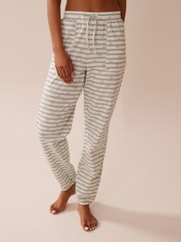 La Vie En Rose - Snail Print Cotton Jogger Pants