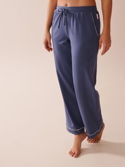 La Vie En Rose - Cotton Pyjama Pants Blue