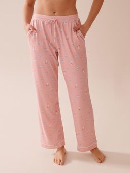 La Vie En Rose - Seagull Print Super Soft Pyjama Pants Pink