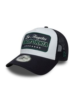 New Era - Location Patch Trucker Newera Nvywhi Cap