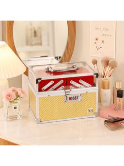 NFI Essentials - Makeup Organizer Box - Gold