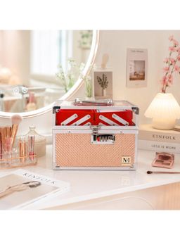 NFI Essentials - Makeup Organizer Box - Rose Gold