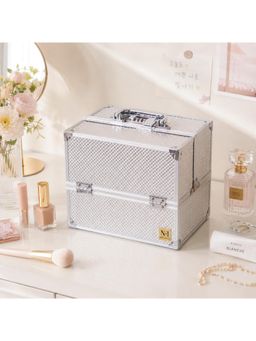 NFI Essentials - Makeup Organizer Box - Silver