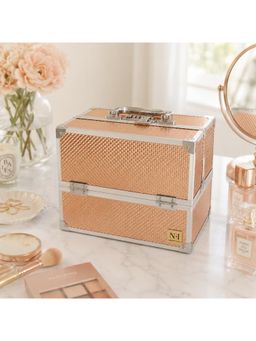 NFI Essentials - Makeup Organizer Box - Rose Gold