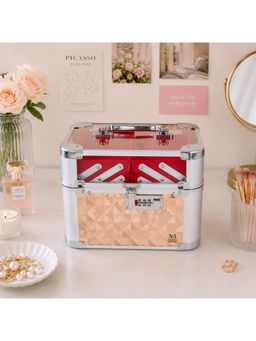 NFI Essentials - Makeup Organizer Box - Rose Gold