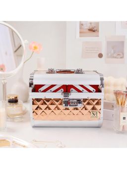 NFI Essentials - Makeup Organizer Box - Rose Gold