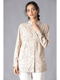 W - Brown Floral Shirt