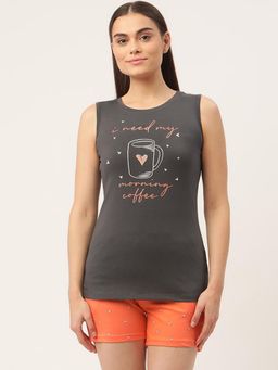 Sweet Dreams - Women Printed Shorts With Top