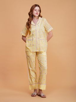 Noite Luxe - Picnic Bloom Cotton Pyjama & Shirt