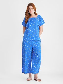 Noite Luxe - Lucky Charm Cut-Sleeve Nightsuit