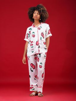 Noite Luxe - Cherry Pop Pyjama & Shirt