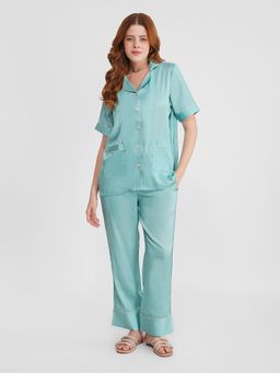 Noite Luxe - Sage Calm Pyjama & Shirt