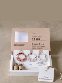 Akiiko - Multi Colour Crystal Harmony Rakhi Set