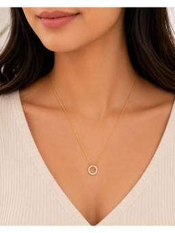 Miora - White Vermeil Celeste Necklace