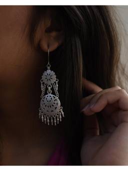 Rangsutra - Morni Silver Earring