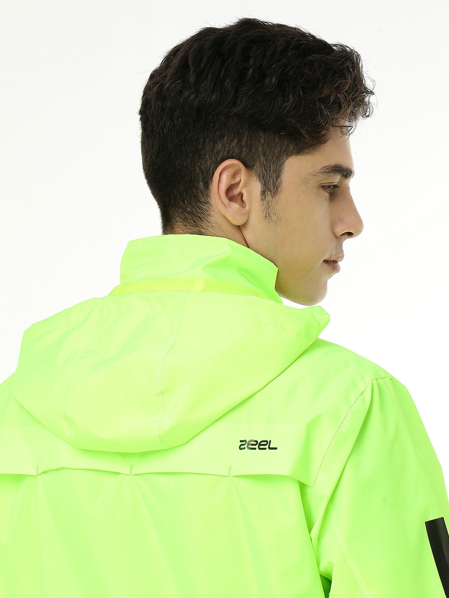 Buy ZEEL Mens Green and Black Waterproof Raincoat with Pant (Pack