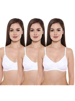 Bodycare - Pack of 3 Perfect Coverage Bra In White Colour