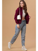 Burgundy color option, Currently selected